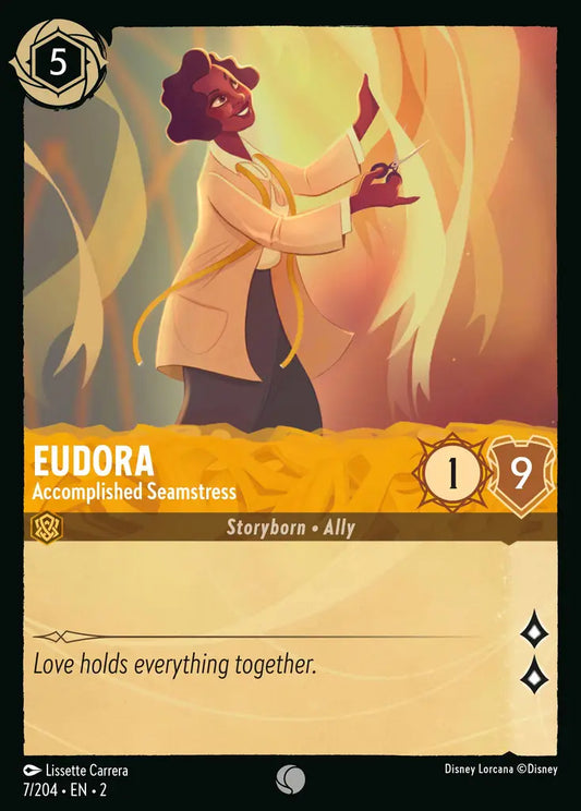 Eudora - Accomplished Seamstress - 7/204 - Disney Lorcana