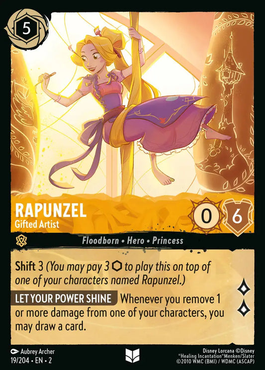 Rapunzel - Gifted Artist - 19/204 - Disney Lorcana