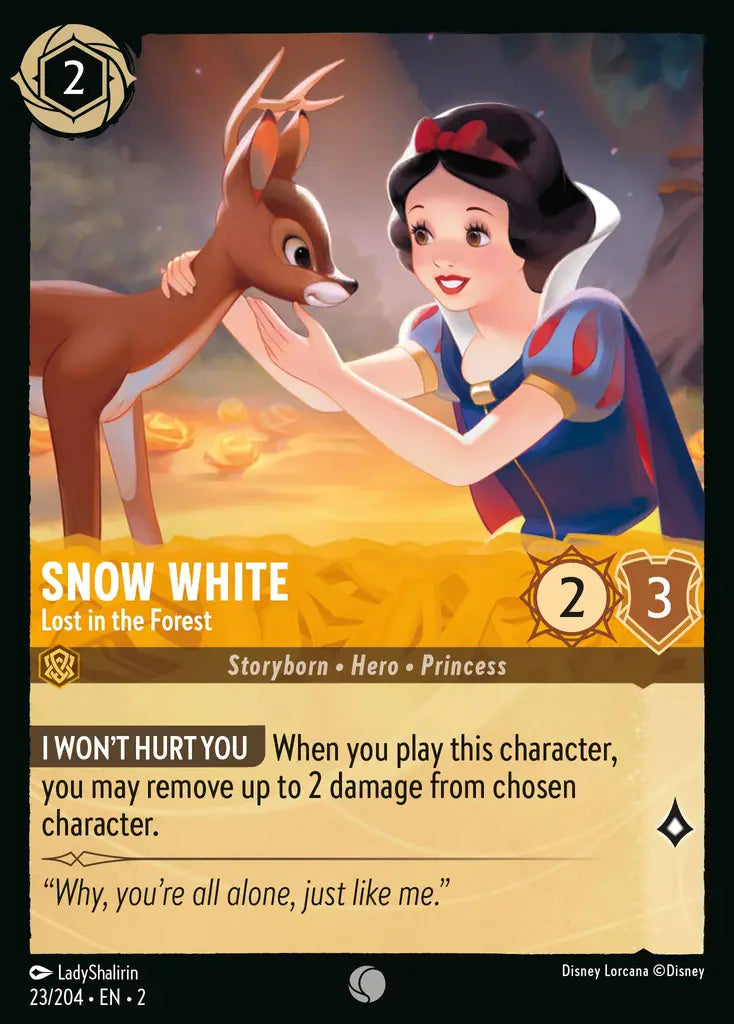 Snow White - Lost in the forest - 23/204 - Disney Lorcana