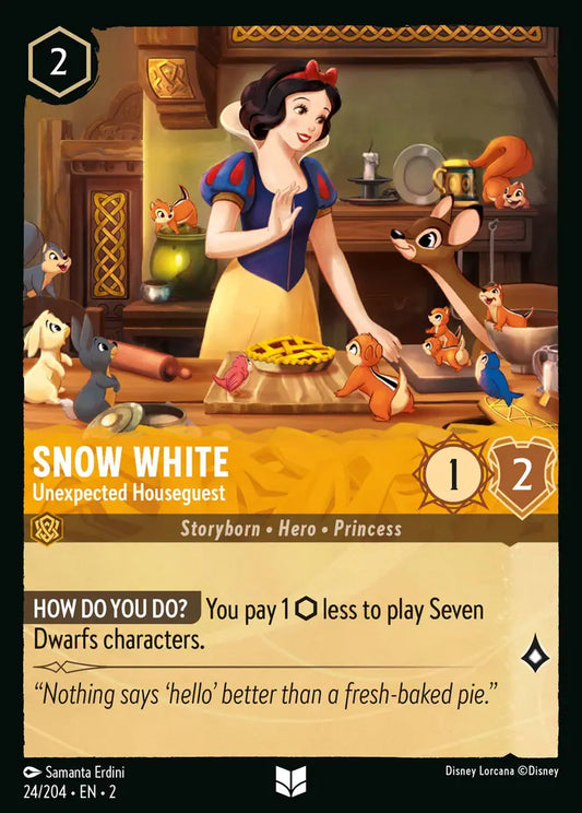 Snow White - Unexpected Houseguest - 24/204 - Disney Lorcana