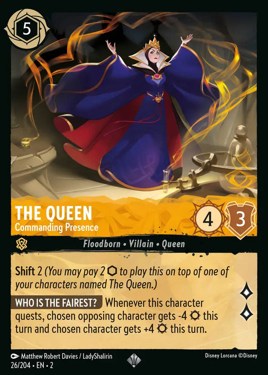 The Queen - Commanding Presence - 26/204 - Disney Lorcana