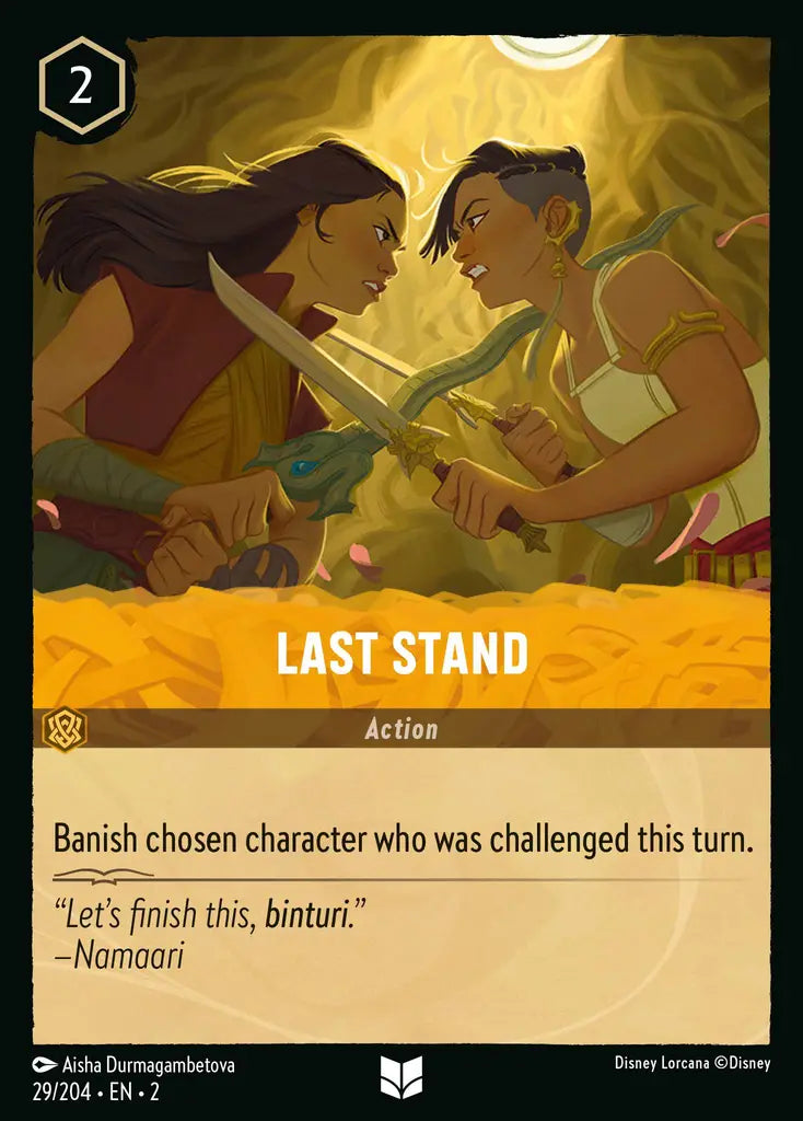 Last Stand - 29/204 - Disney Lorcana