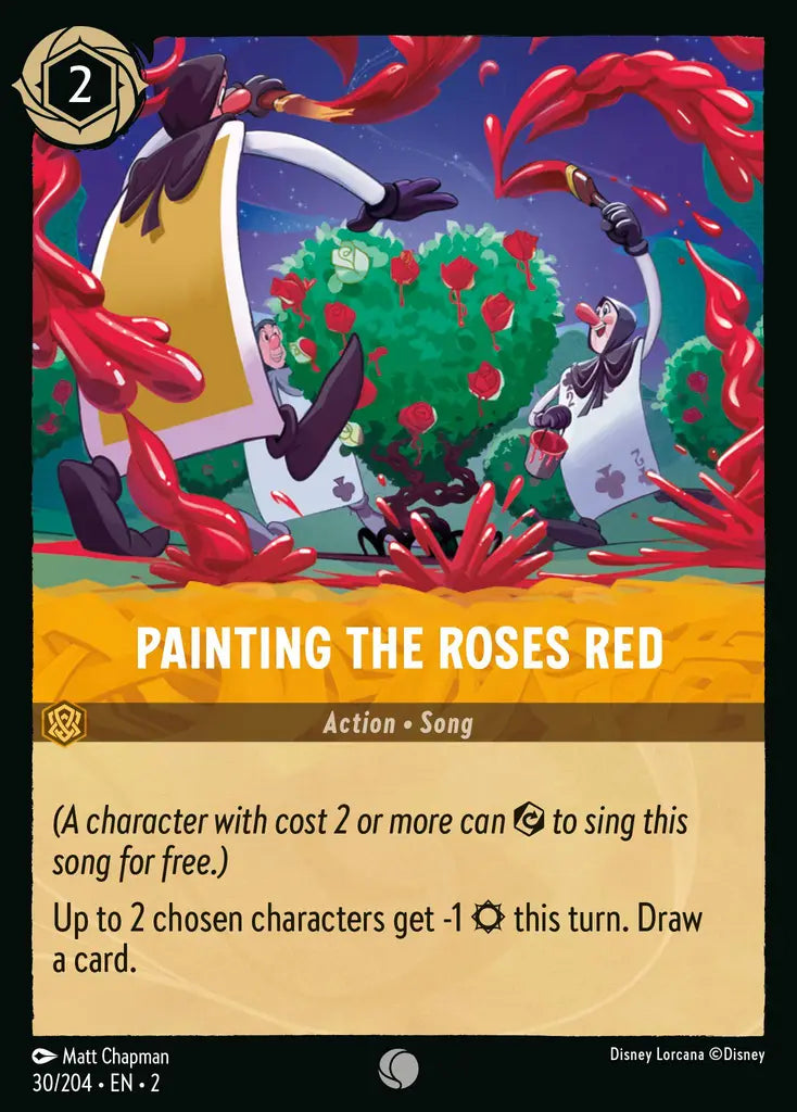 Painting the Roses Red - 30/204 - Disney Lorcana