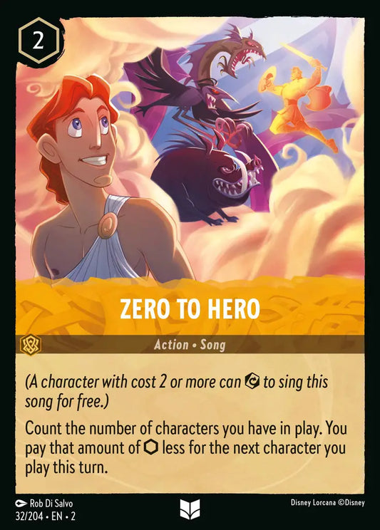 Zero To Hero - 32/204 - Disney Lorcana