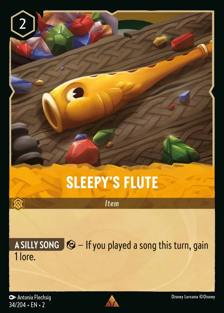 Sleepy's Flute - 34/204 - Disney Lorcana
