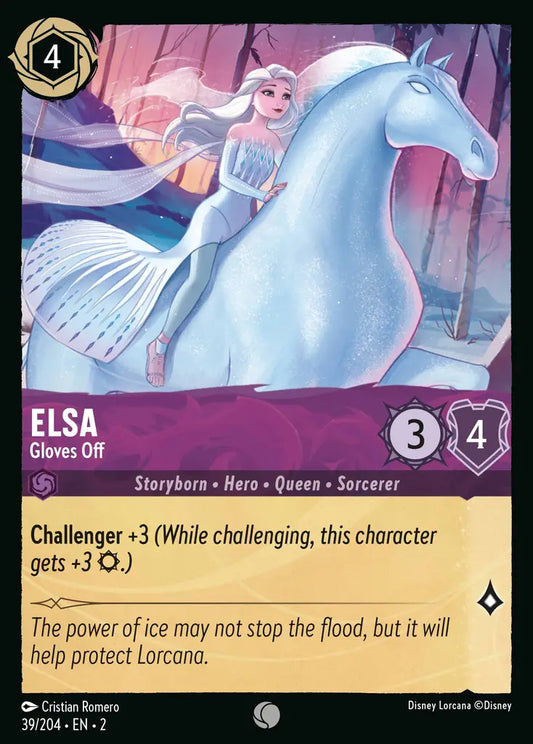 Elsa - Gloves Off - 39/204 - Disney Lorcana