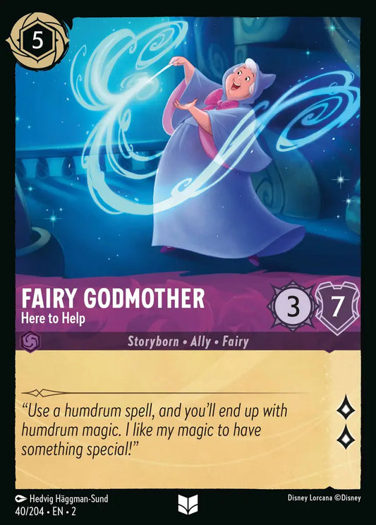 Fairy Godmother - Here to Help - 40/204 - Disney Lorcana
