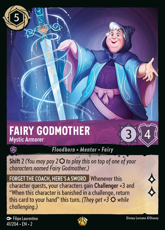 Fairy Godmother - Mystic Armorer - 41/204 - Disney Lorcana