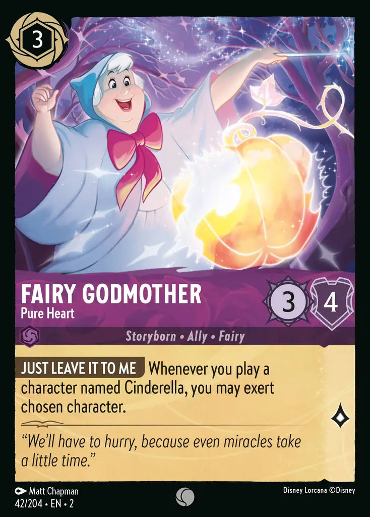 Fairy Godmother - Pure Heart - 42/204 - Disney Lorcana