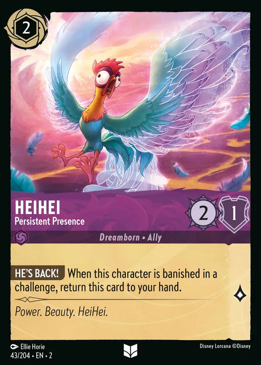 HeiHei - Persistent Presence - 43/204 - Disney Lorcana
