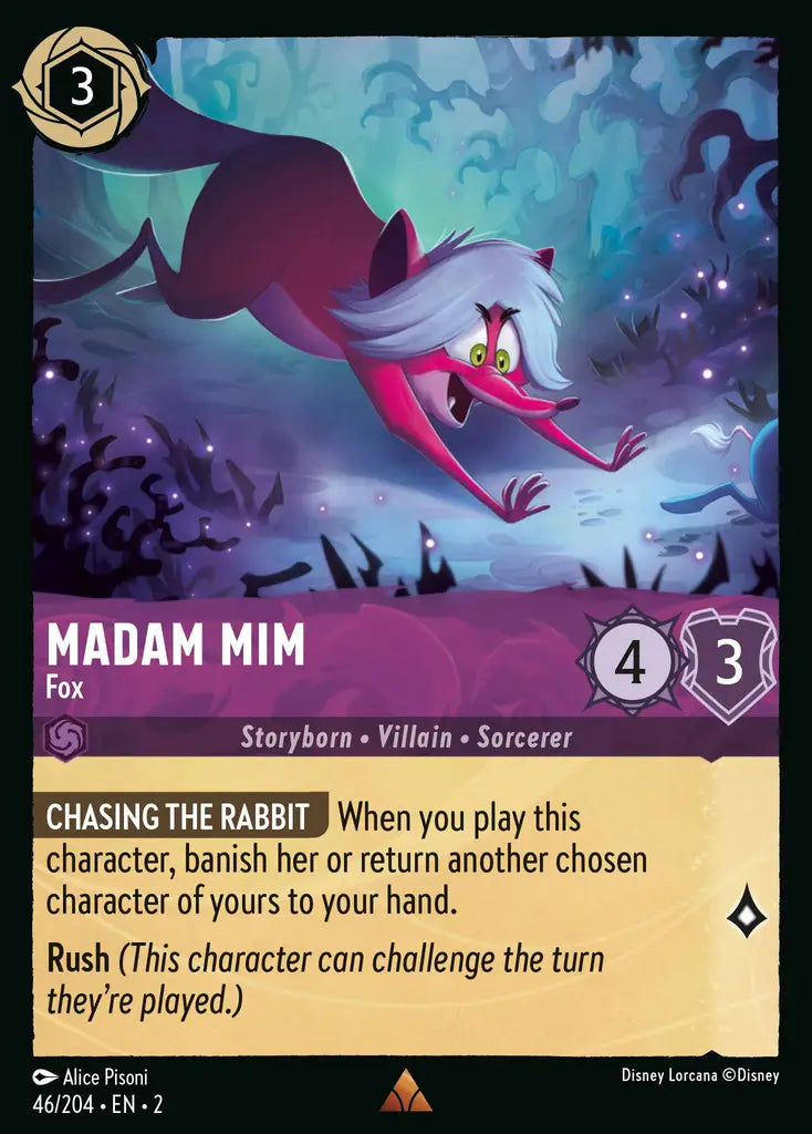 Madam Mim - Fox - 46/204 - Disney Lorcana