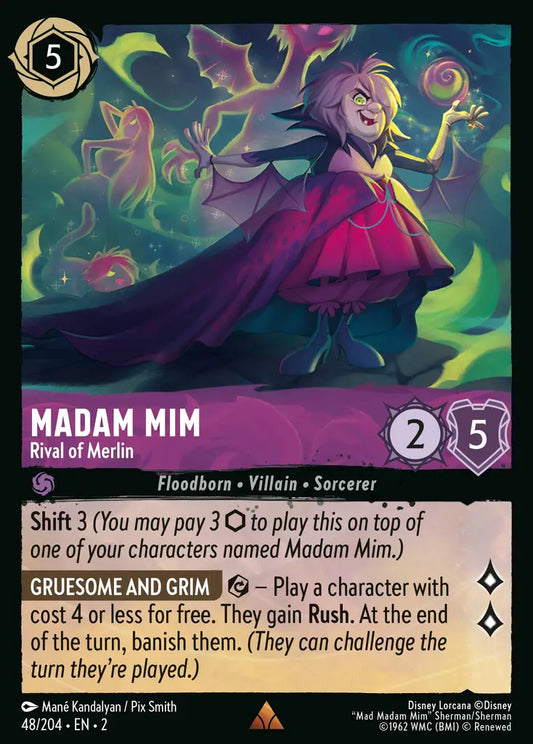 Madam Mim - Rival of Merlin - 48/204 - Disney Lorcana