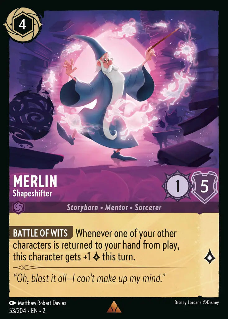 Merlin - Shapeshifter - 53/204 - Disney Lorcana