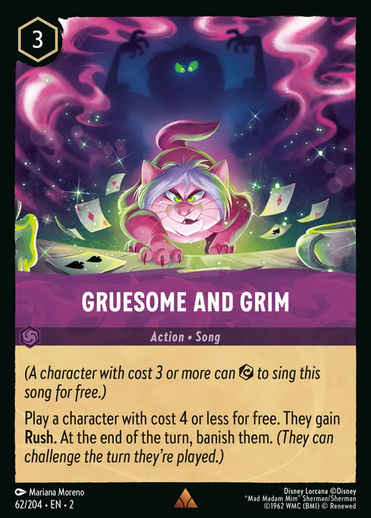 Gruesome and Grim - 62/204 - Disney Lorcana
