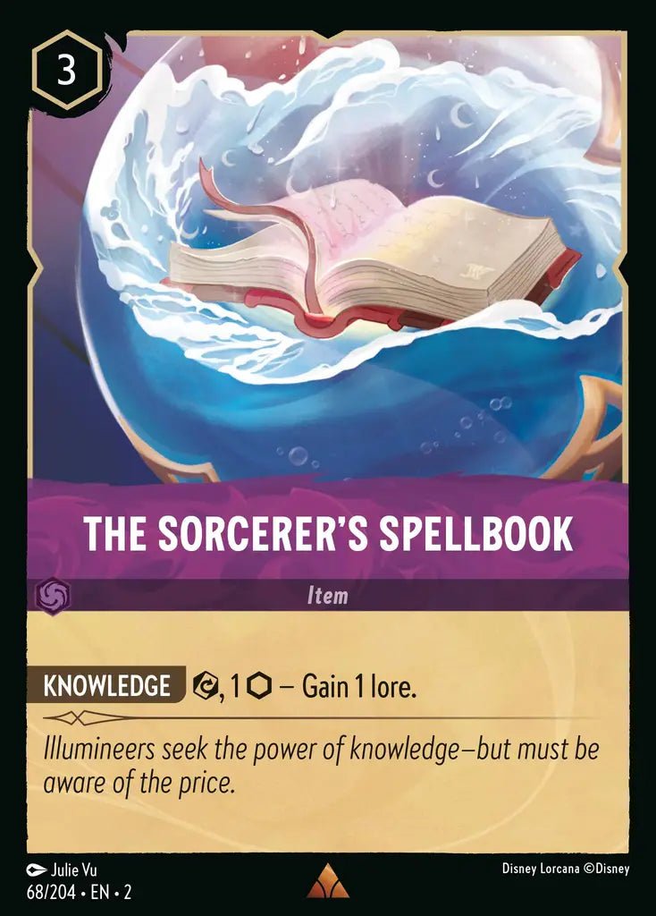 The Sorcerer's Spellbook - 68/204 - Disney Lorcana
