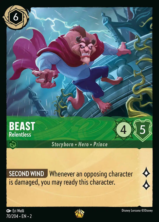 Beast - Relentless - 70/204 - Disney Lorcana
