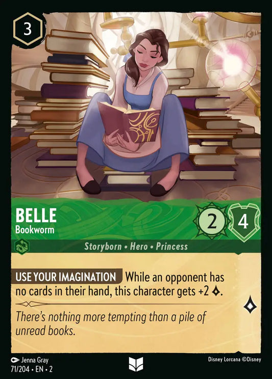 Belle - Bookworm - 71/204 - Disney Lorcana