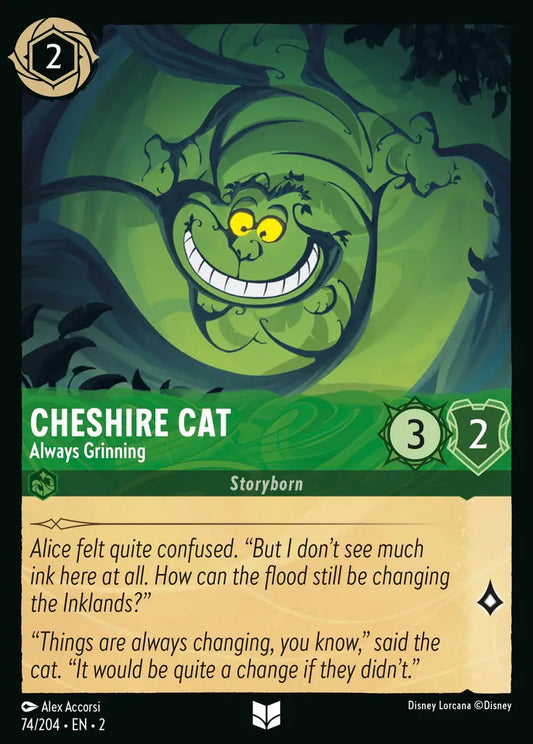 Cheshire Cat - Always Grinning - 74/204 - Disney Lorcana