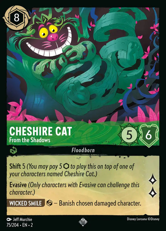 Cheshire Cat - From the Shadows - 75/204 - Disney Lorcana