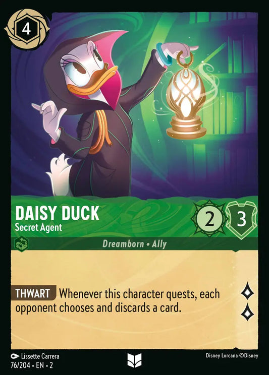 Daisy Duck - Secret Agent - 76/204 - Disney Lorcana