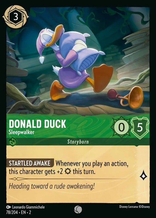 Donald Duck - Sleepwalker - 78/204 - Disney Lorcana