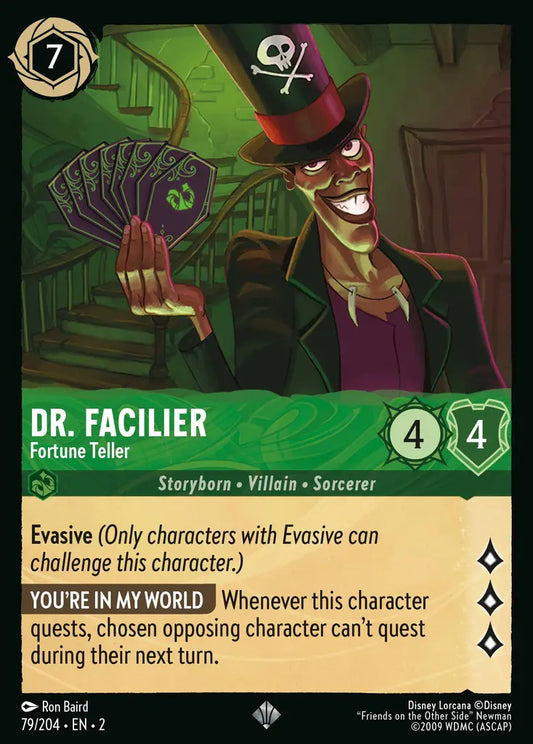 Dr. Facilier - Fortune Teller - 79/204 - Disney Lorcana