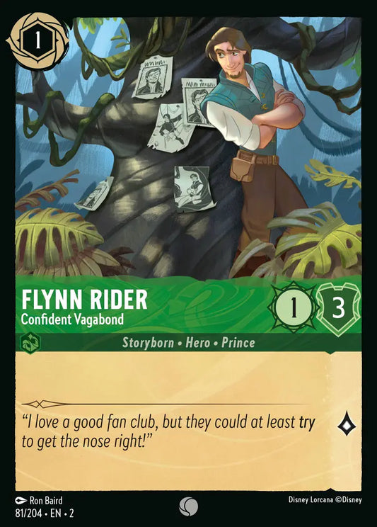 Flynn Rider - Confident Vagabond - 81/204 - Disney Lorcana