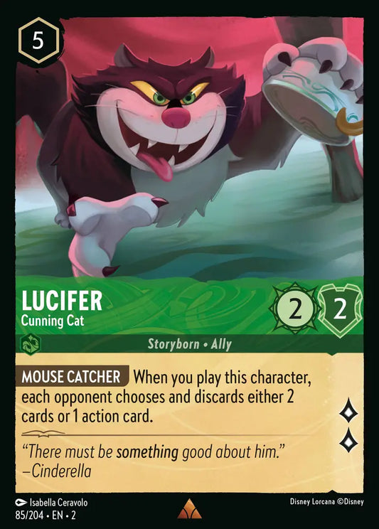 Lucifer - Cunning Cat - 85/204 - Disney Lorcana
