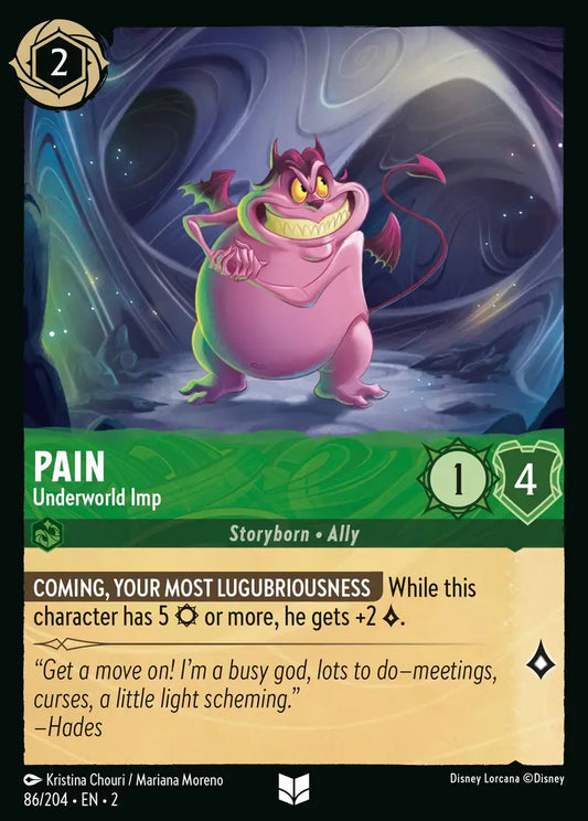 Pain - Underworld Imp - 86/204 - Disney Lorcana
