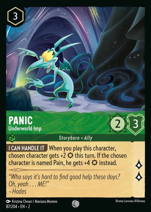 Panic - Underworld Imp - 87/204 - Disney Lorcana