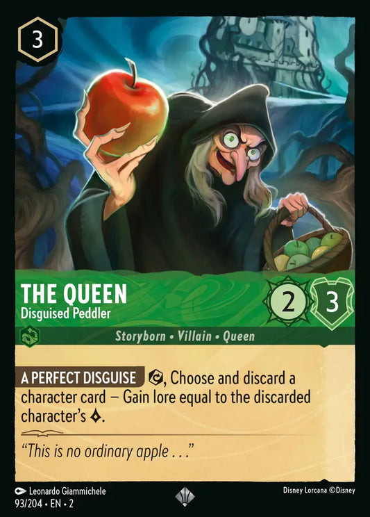 The Queen - Disguised Peddler - 93/204 - Disney Lorcana