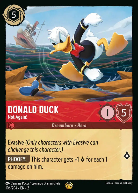 Donald Duck - Not Again! - 106/204 - Disney Lorcana