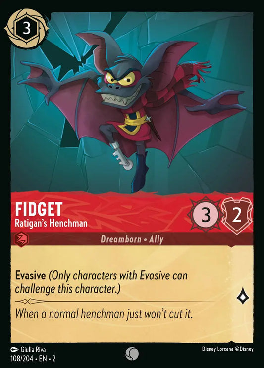 Fidget - Ratigan’s Henchman - 108/204 - Disney Lorcana