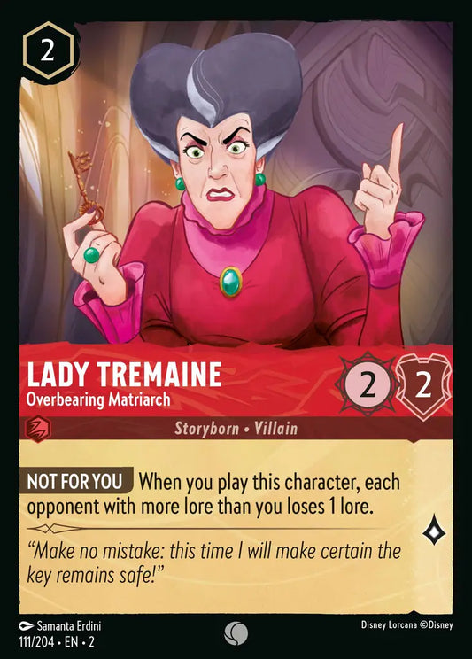 Lady Tremaine - Overbearing Matriarch - 111/204 - Disney Lorcana