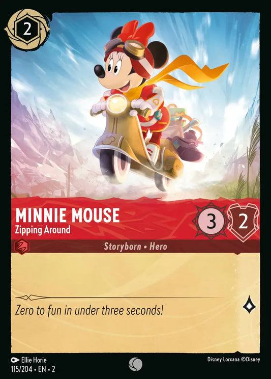 Minnie Mouse - Zipping Around - 115/204 - Disney Lorcana