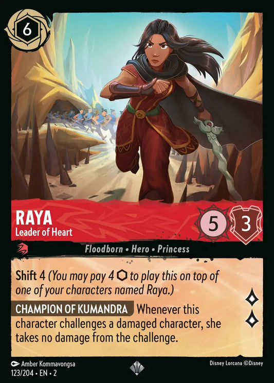 Raya - Leader Of Heart - 123/204 - Disney Lorcana