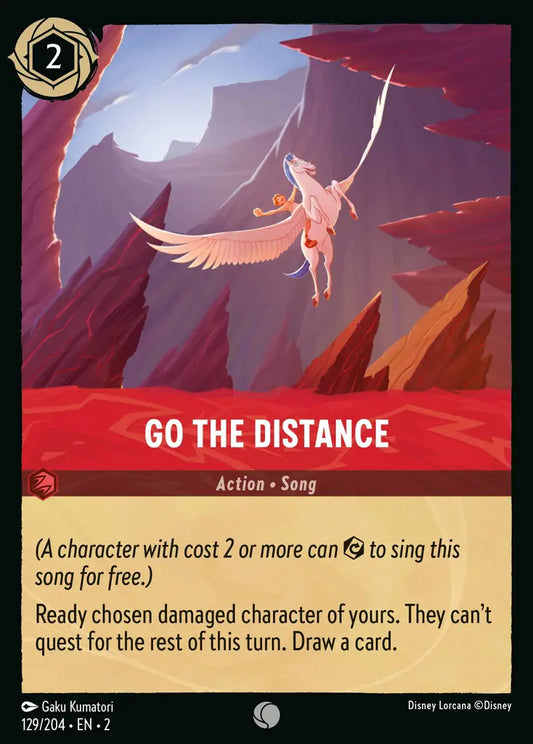 Go The Distance - 129/204 - Disney Lorcana