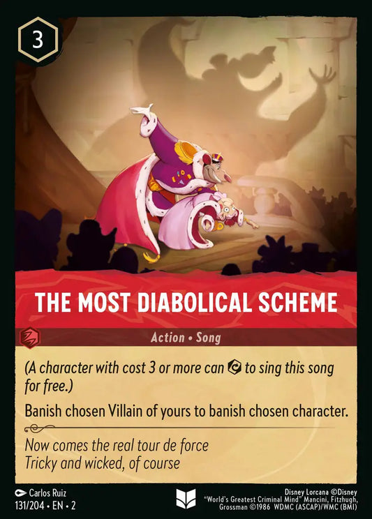 The Most Diabolical Scheme - 131/204 - Disney Lorcana