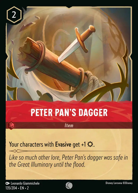 Peter Pan's Dagger - 135/204 - Disney Lorcana