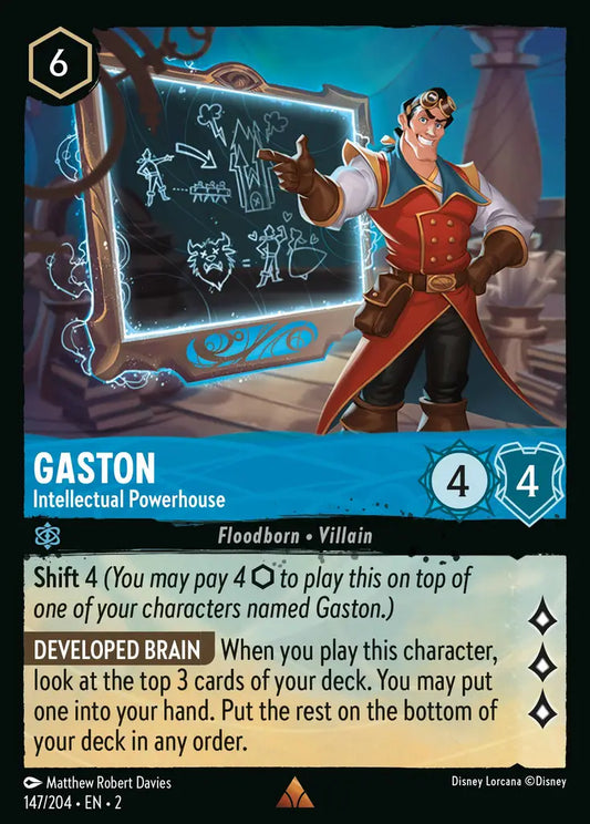 Gaston - Intellectual Powerhouse - 147/204 - Disney Lorcana