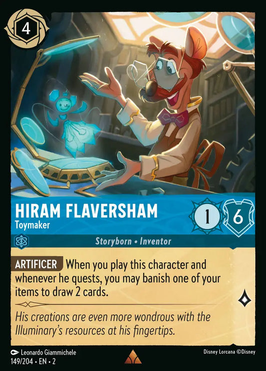 Hiram Flaversham - Toymaker - 149/204 - Disney Lorcana