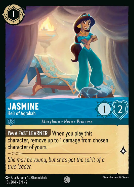 Jasmine - Heir of Agrabah - 151/204 - Disney Lorcana