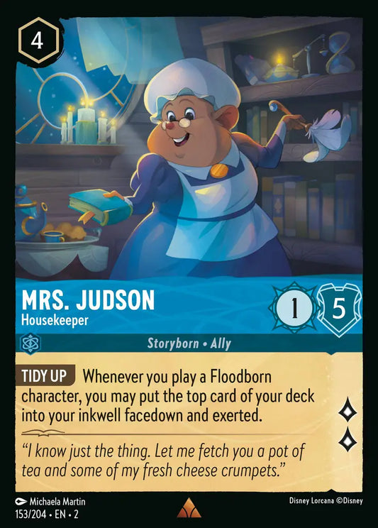 Mrs. Judson - Housekeeper - 153/204 - Disney Lorcana