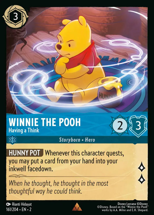 Winnie the Pooh - Having A Think - 161/204 - Disney Lorcana