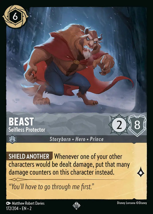 Beast - Selfless Protector - 172/204 - Disney Lorcana
