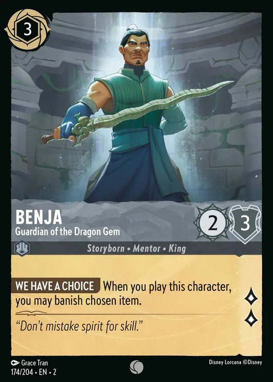 Benja - Guardian of the Dragon Gem - 174/204 - Disney Lorcana