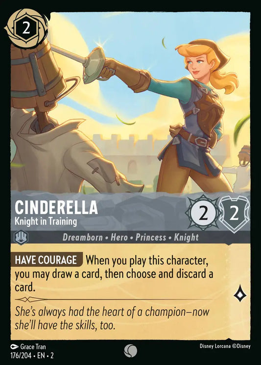 Cinderella - Knight in Training - 176/204 - Disney Lorcana