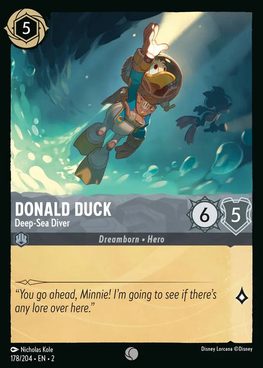 Donald Duck - Deep-Sea Diver - 178/204 - Disney Lorcana