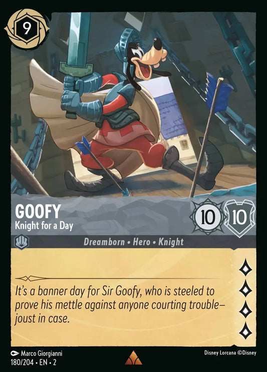 Goofy - Knight for a Day - 180/204 - Disney Lorcana