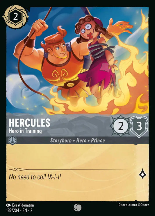 Hercules - Hero In Training - 182/204 - Disney Lorcana